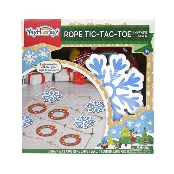 New Family Time Tic Tac Toe Floor Game - Picture 1 of 8